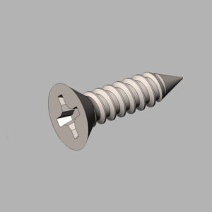 M3.9 x 15 Flat Head Pivot Screw